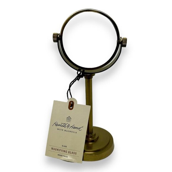 8" Decorative Brass Magnifying Glass - Hearth & Hand Magnolia - Target 2024 - Picture 4 of 6